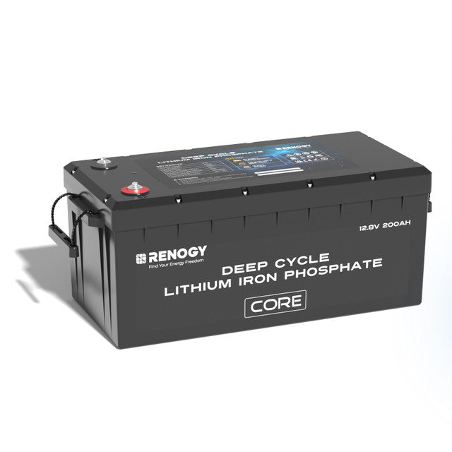 Buy Renogy 12V 200Ah Core Series Deep Cycle Lithium Iron Phosphate (LiFePO4) Battery (1 Battery)