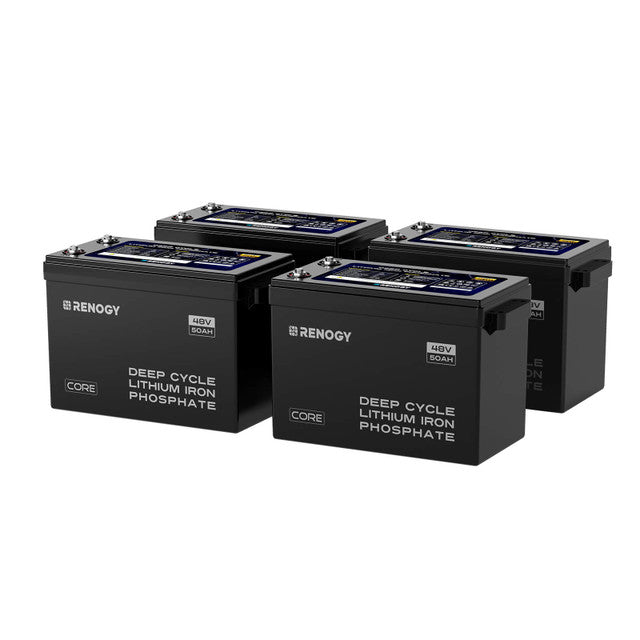 Renogy 48V 50Ah Smart Lithium Iron Phosphate (LiFePO4) Battery