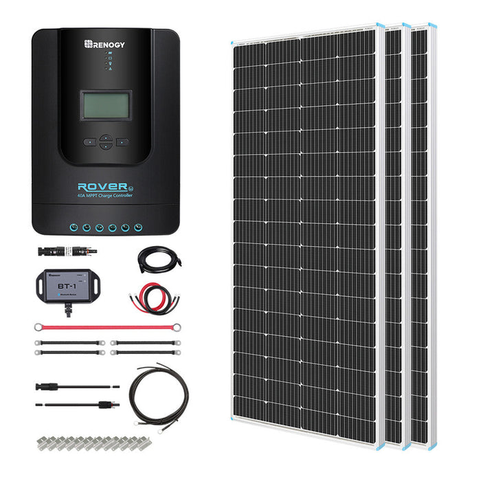 Buy Renogy 640W 24V General Off-Grid Solar Kit W/ 2*320W Rigid Panels (Customizable) (REGO 60A MPPT Built-In Bluetooth)