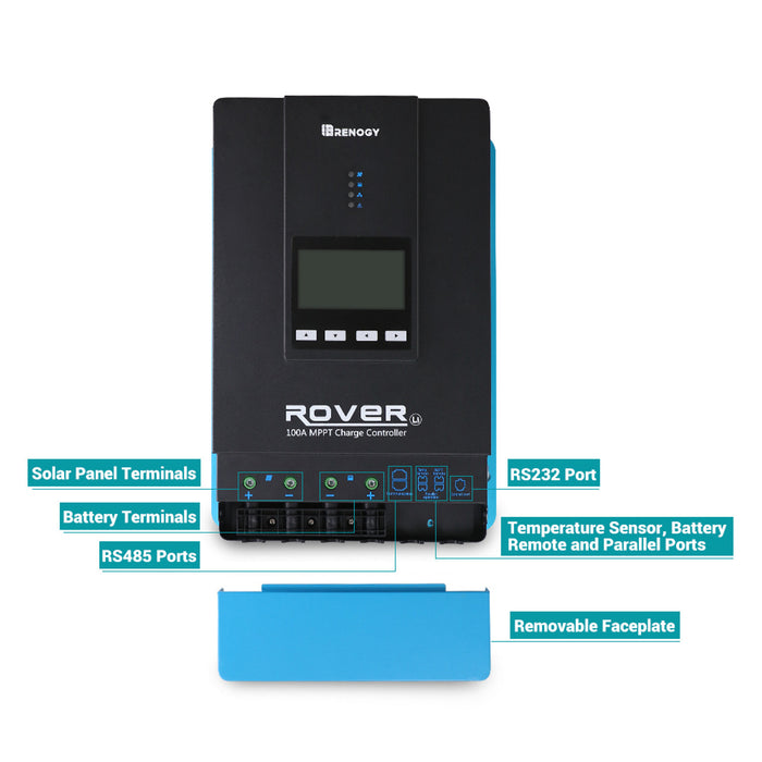 Renogy Rover 100 Amp MPPT Solar Charge Controller & BT-1 & Renogy ONE Core Available Now
