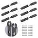 Buy BougeRV 12 PCS Solar Connectors with Spanners 6 Pairs Male/Female | IRV014-B021 (8AWG)