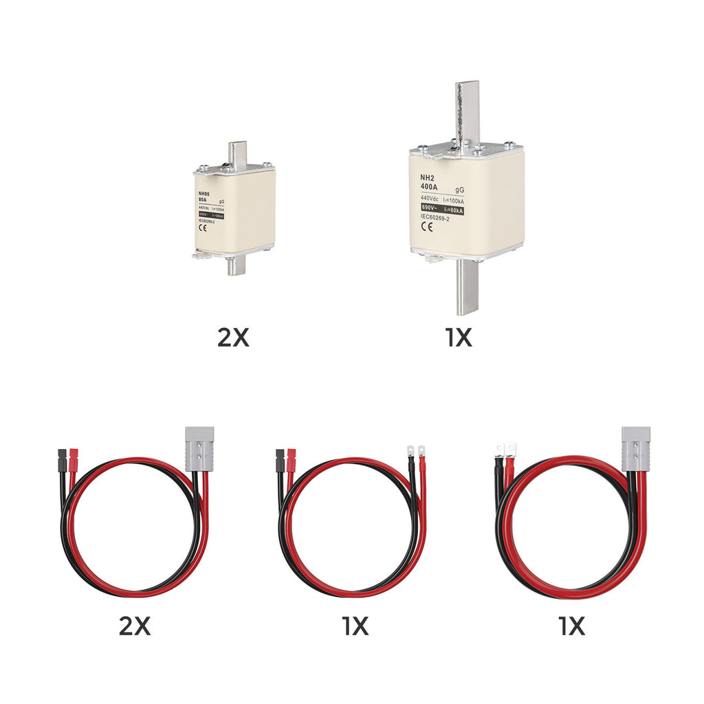 Renogy 5 ft. 4/0AWG Anderson Adapter Cable SB350 - 5/16 in. Lugs