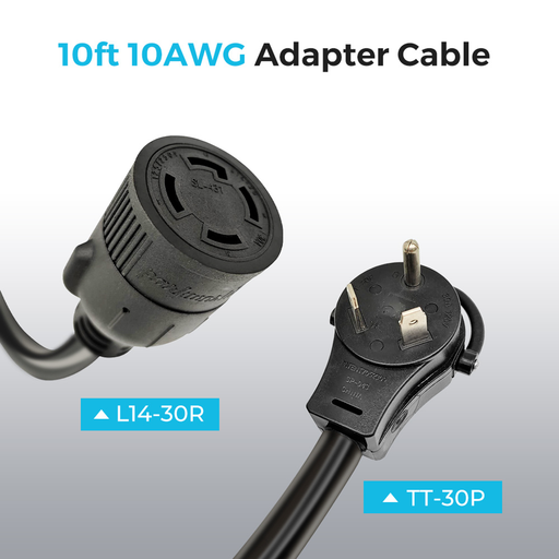 Purchase Renogy Parkworld 10ft 10AWG TT-30P to L14-30R Adapter Cable