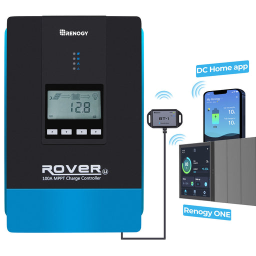 Buy Renogy Rover 100 Amp MPPT Solar Charge Controller (w/Renogy ONE Core & BT)