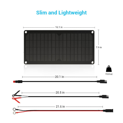 Purchase Renogy 10W Solar Battery Charger and Maintainer