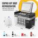 Buy BougeRV CRPRO30 VIP Upgraded 30 Quart Portable Refrigerator | E0401-03012 (With 220WH Portable Power Station for Fridge And Without Refrigerator Insulated Protective Cover)