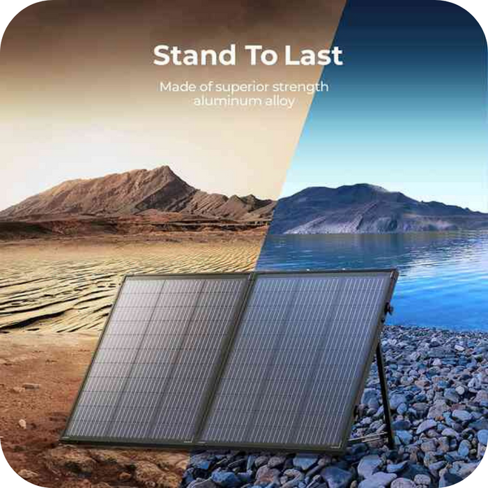 Shop BougeRV 130W Mono Portable Solar Panel | ISE118N Online
