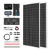 Buy Renogy 400W 12V General Off-Grid Solar Kit W/ 4*100W Rigid Panels (Customizable) (Wanderer Li 30A PWM W/ LCD & BT1 Module, 2*12V 100Ah Self-Heating LiFePO4 Battery W/ BT2 Module And 2000W 12V Pure Sine Wave Inverter)