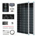 Buy Renogy 200W 12V General Off-Grid Solar Kit W/ 1*200W Rigid Panels (Customizable) (Wanderer Li 30A PWM W/LCD & BT1 Module And 2*12V 100Ah Self-Heating LiFePO4 Battery W/ BT2 Module)