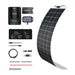 Buy Renogy 200W 12V General Off-Grid Solar Kit W/ 1*200W Flexible Panels (Customizable) (Wanderer Li 30A PWM W/LCD & BT1 Module)
