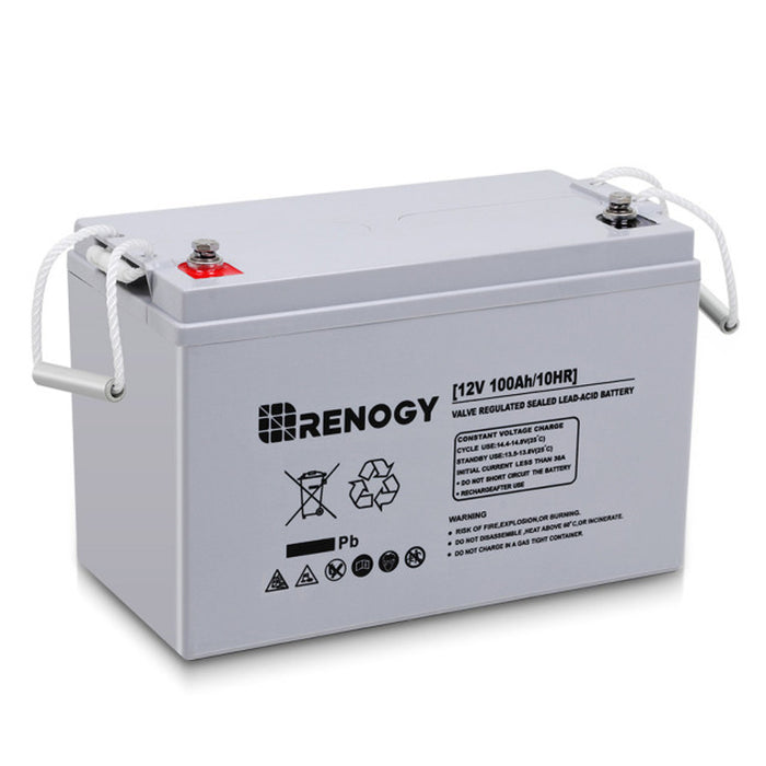 Buy Renogy Deep Cycle AGM Battery 12 Volt 100Ah (1 Battery)