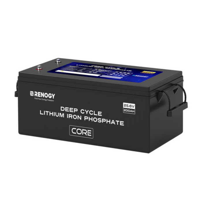 Buy Renogy 24V 200Ah Core Series Deep Cycle Lithium Iron Phosphate (LiFePO4) Battery (1pc)