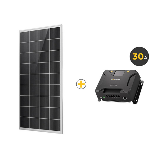 Buy BougeRV 200W 12V 9BB Mono Solar Panel with Solar Charge Controller Kits (200W + 30A MPPT)