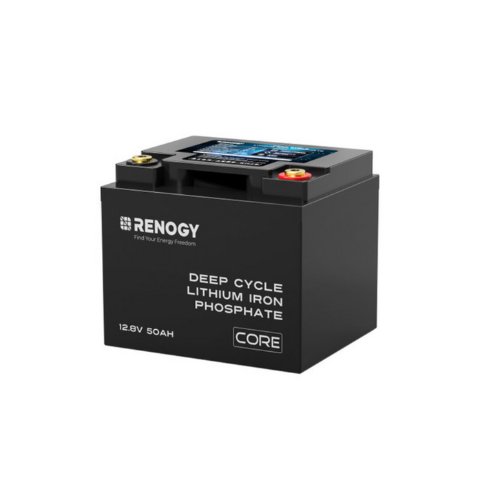 Buy Renogy 12V 50Ah Core Series Deep Cycle Lithium Iron Phosphate (LiFePO4) Battery