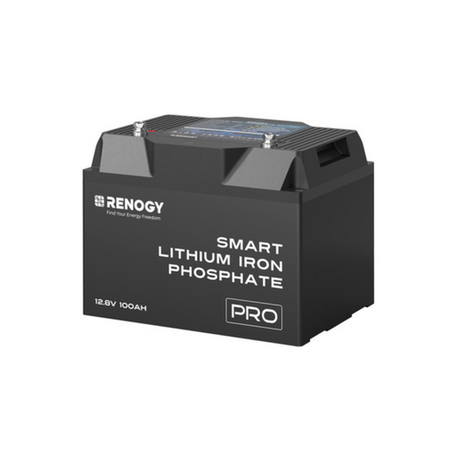 Buy Renogy 12V 100Ah Pro Smart Lithium Iron Phosphate (LiFePO4) Battery w/Bluetooth & Self-heating Function (1pc)