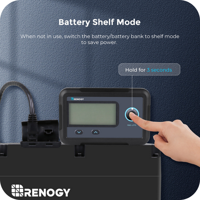 Shop Renogy Monitoring Screen for Smart Lithium Battery Series Online