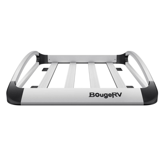 Buy BougeRV Anti-Rust Aluminum Roof Rack Cargo Basket 47''x40''x8'' | IRK018 (Black)