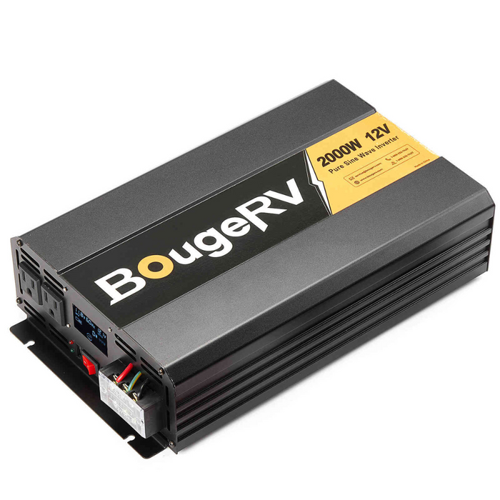 Buy BougeRV 2000W 12V Pure Sine Wave Inverter | ISE163 (With Bluetooth)