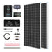 Buy Renogy 400W 12V General Off-Grid Solar Kit W/ 4*100W Rigid Panels (Customizable) (Wanderer Li 30A PWM W/ LCD & BT1 Module, 2*12V 100Ah Self-Heating LiFePO4 Battery W/ BT2 Module And 2000W 12V Pure Sine Wave Inverter Charger)