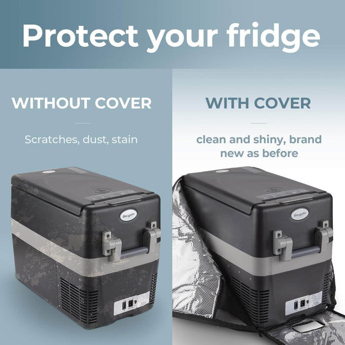 BougeRV 12V 42 Quart (40L) Portable Car Fridge Cover | A3001-01804 Available Now