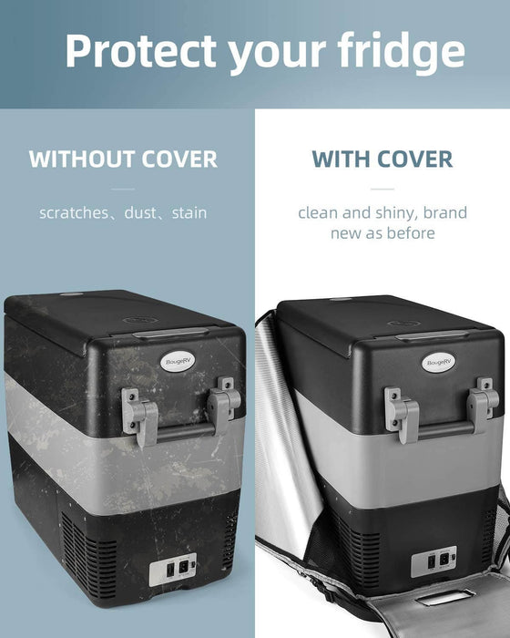 Shop BougeRV 12V 53 Quart (50L) Portable Car Fridge Cover | A3001-01805 Online