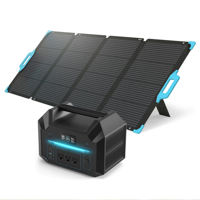 Buy Renogy 500Wh / 800W Portable Power Station / Solar Generator Bundle (2*Power Station w/Renogy 30A Single Phase Parallel Kit)