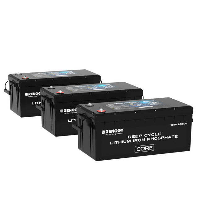 Explore Renogy 12V 200Ah Core Series Deep Cycle Lithium Iron Phosphate (LiFePO4) Battery Features