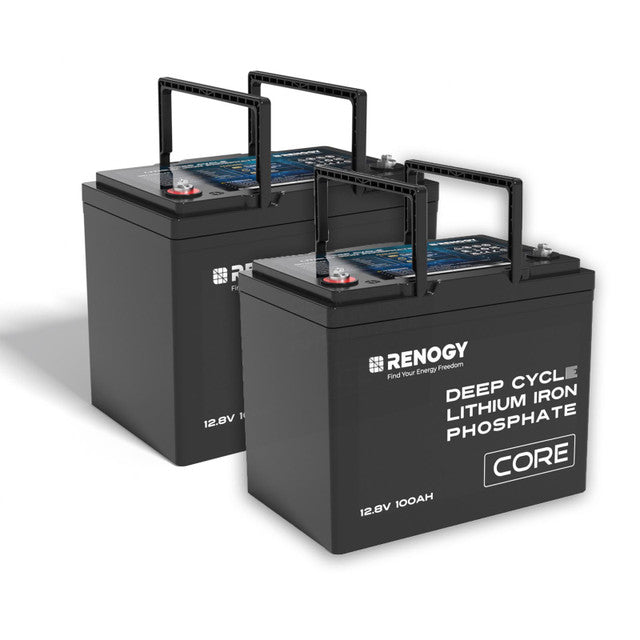Buy Renogy 12V 100Ah Core Series Deep Cycle Lithium Iron Phosphate (LiFePO4) Battery (4 Batteries)