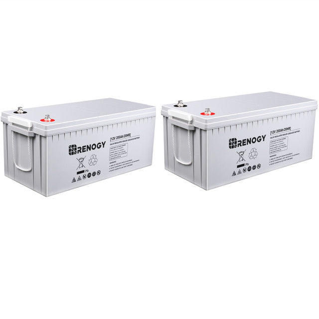 Renogy Deep Cycle AGM Battery 12 Volt 200Ah With Discount