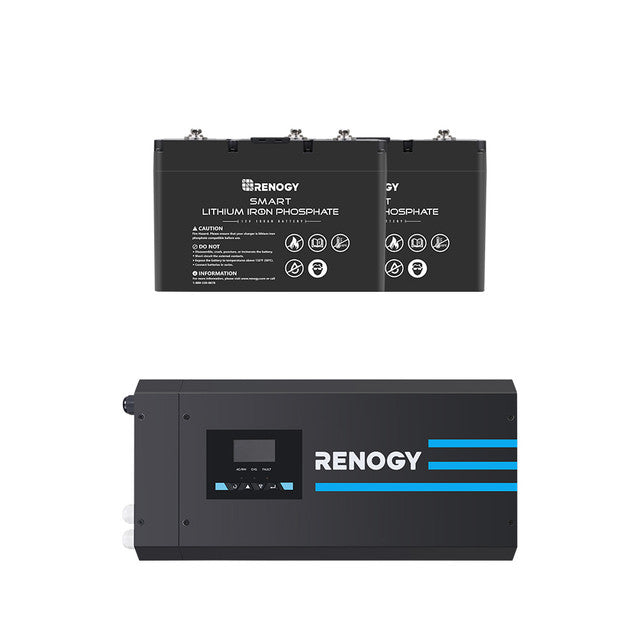 Lowest Price for Renogy 2000W 12V Pure Sine Wave Inverter Charger w/ LCD Display