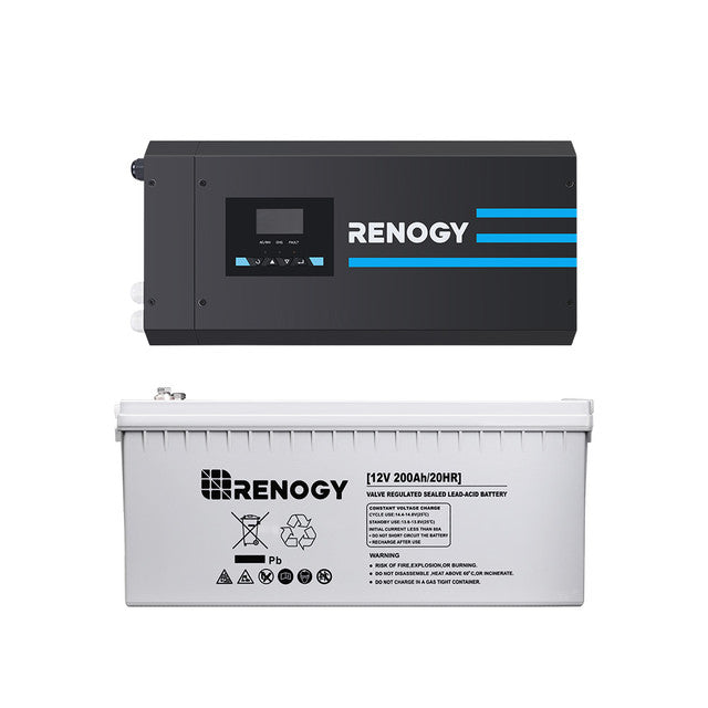 Renogy 2000W 12V Pure Sine Wave Inverter Charger w/ LCD Display With Discount
