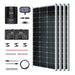 Buy Renogy 400W 12V General Off-Grid Solar Kit W/ 4*100W Rigid Panels (Customizable) (Rover 40A MPPT W/ LCD & BT1 Module, 2*12V 100Ah Self-Heating LiFePO4 Battery W/ BT2 Module And 2000W 12V Pure Sine Wave Inverter)