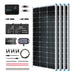 Buy Renogy 400W 12V General Off-Grid Solar Kit W/ 4*100W Rigid Panels (Customizable) (Rover 40A MPPT W/ LCD & BT1 Module)
