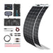 Buy Renogy 400W 12V General Off-Grid Solar Kit W/ 2*200W Flexible Panels (Customizable) (Adventurer LI- 30A PWM W/ LCD & BT1 Module And 2*12V 100Ah Self-Heating LiFePO4 Battery W/ BT2 Module)