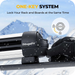 BougeRV Lockable T Slot Ski & Snowboard Racks (Only Fits Crossbars with T-Track) | IRK024 Available Now