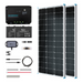 Buy Renogy 200W 12V General Off-Grid Solar Kit W/ 2*100W Rigid Panels (Customizable) (Voyager 20A PWM Waterproof Charge Controller And 2*12V 100Ah Self-Heating LiFePO4 Battery W/ BT2 Module)