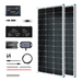 Buy Renogy 200W 12V General Off-Grid Solar Kit W/ 2*100W Rigid Panels (Customizable) (Adventurer Li-30A PWM W/LCD & BT1 Module And 2*12V 100Ah Self-Heating LiFePO4 Battery W/ BT2 Module)