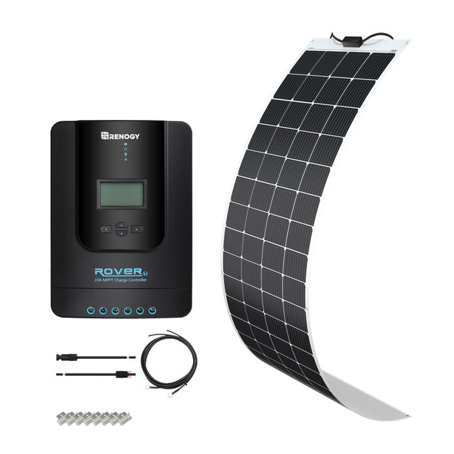 Renogy 200W 12V General Off-Grid Solar Kit W/ 1*200W Flexible Panels (Customizable)