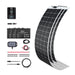 Buy Renogy 600W 12V General Off-Grid Solar Kit W/ 3*200W Flexible Panels (Customizable) (Rover 60A MPPT W/ LCD & BT2 Module And 3*12V 100Ah Self-Heating LiFePO4 Battery W/ BT2 Module)