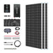 Buy Renogy 600W 12V General Off-Grid Solar Kit W/ 3*200W Rigid Panels (Customizable) (REGO 60A MPPT Built-In Bluetooth, 3*12V 100Ah Self-Heating LiFePO4 Battery W/ BT2 Module And 3000W 12V Pure Sine Wave Inverter Charger)