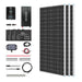 Buy Renogy 640W 24V General Off-Grid Solar Kit W/ 2*320W Rigid Panels (Customizable) (REGO 60A MPPT Built-In Bluetooth, 3*12V 100Ah Self-Heating LiFePO4 Battery W/ BT2 Module And 3000W 12V Pure Sine Wave Inverter Charger)