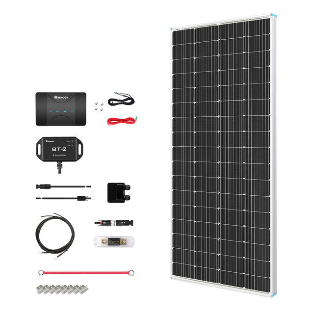 Buy Renogy 200W 12V Solar RV Kit (Customizable) (1*200W 12V Rigid Solar Panel, 2*12V 100Ah Self-Heating LiFePO4 Battery W/ BT2 Module And 1000W 12V Pure Sine Wave Inverter)