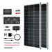 Buy Renogy 200W 12V Solar RV Kit (Customizable) (1*200W 12V Rigid Solar Panel, 2*12V 100Ah LiFePO4 Battery W/ Bulit-in Bluetooth And 1000W 12V Pure Sine Wave Inverter)