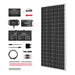 Buy Renogy 200W 12V Solar RV Kit (Customizable) (1*200W 12V Flexible Solar Panel, 2*12V 100Ah LiFePO4 Battery W/ Bulit-in Bluetooth And 1000W 12V Pure Sine Wave Inverter)