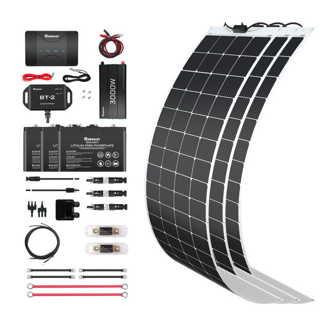Renogy 600W 12V Solar RV Kit (Customizable) Details
