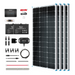 Buy Renogy 400W 12V Solar RV Kit (Customizable) (2*200 12V Flexible Solar Panel And 2*12V 100Ah Self-Heating LiFePO4 Battery W/ BT2 Module)