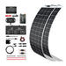 Buy Renogy 400W 12V Solar RV Kit (Customizable) (2*200 12V Rigid Solar Panel, 2*12V 100Ah Self-Heating LiFePO4 Battery W/ BT2 Module And 2000W 12V Pure Sine Wave Inverter Charger)
