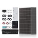 Buy Renogy 1200W/2500W/4800W Tiny House Home Cabin Kit (Customizable) (2500W (8*320W Solar Panel), 12V 200Ah Core Series Deep Cycle Lithium Battery And Ground Mount Brackets)