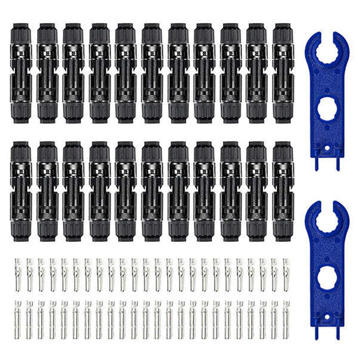 Buy BougeRV 44PCS Solar Connector with Spanners IP67 Waterproof Male/Female | ISE019