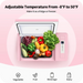 Best Price for BougeRV 12V 23 Quart Colorful Pink Portable Fridge | E0401-02213